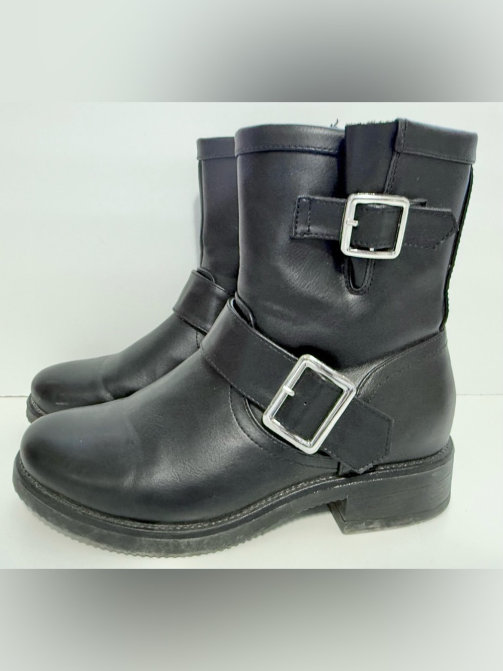 Steve Madden Women Combat Boots - Size 7 - Picture 3 of 12